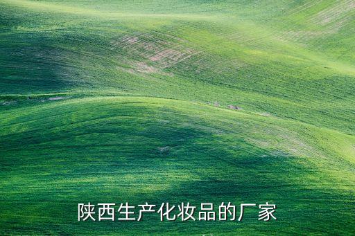 陕西生产化妆品的厂家