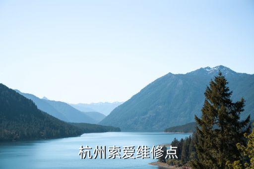  杭州索爱维修点
