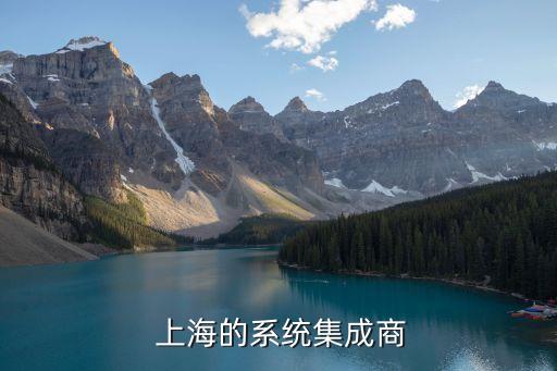  上海的系统集成商