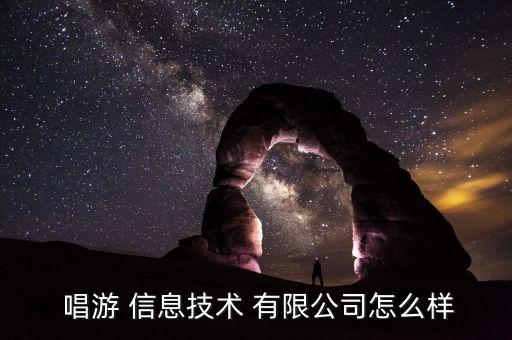  唱游 信息技术 有限公司怎么样