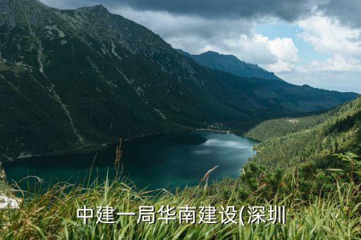 中建一局华南建设(深圳