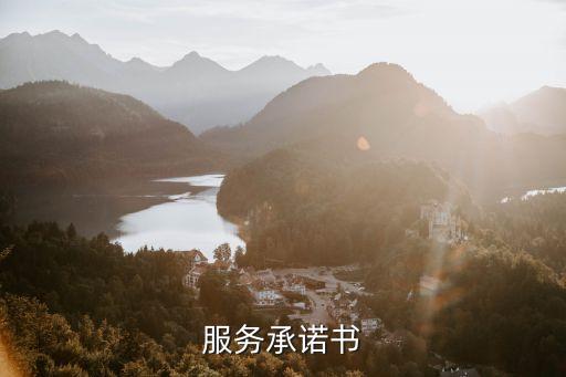 服务承诺书