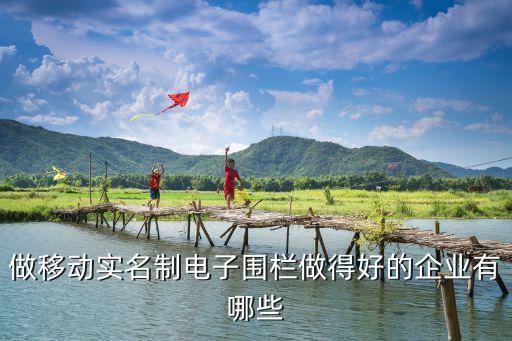 做移动实名制电子围栏做得好的企业有哪些