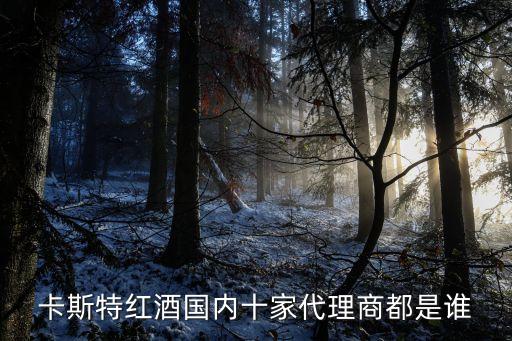 卡斯特红酒国内十家代理商都是谁