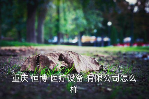 重庆 恒博 医疗设备 有限公司怎么样