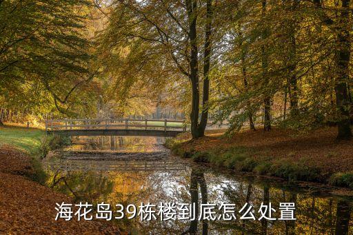 海花岛39栋楼到底怎么处置