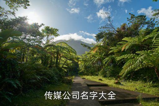  传媒公司名字大全
