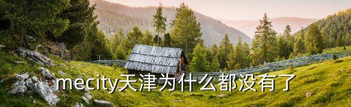 mecity天津为什么都没有了