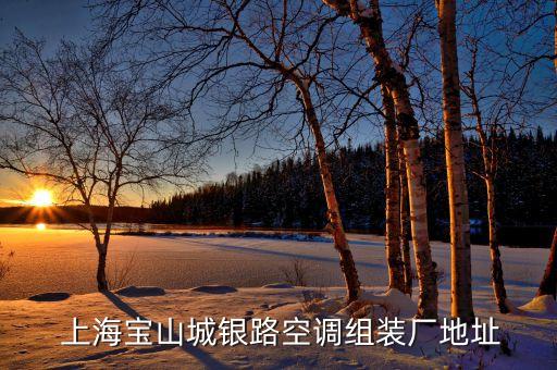 上海宝山城银路空调组装厂地址