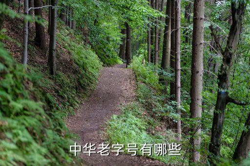中华老字号有哪些