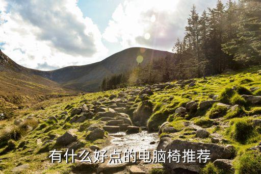 有什么好点的电脑椅推荐
