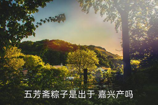 五芳斋粽子是出于 嘉兴产吗