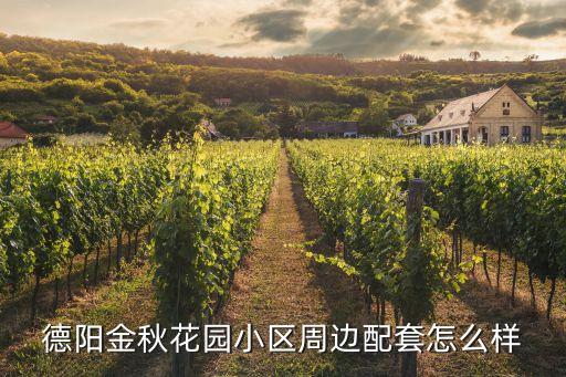 德阳金秋花园小区周边配套怎么样