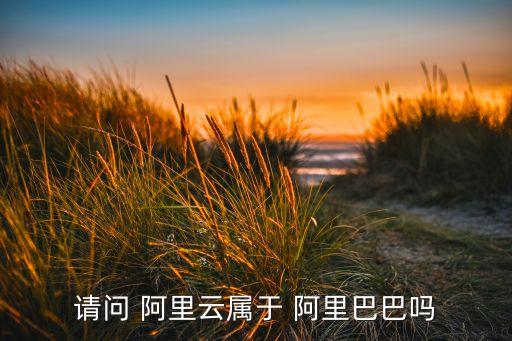请问 阿里云属于 阿里巴巴吗